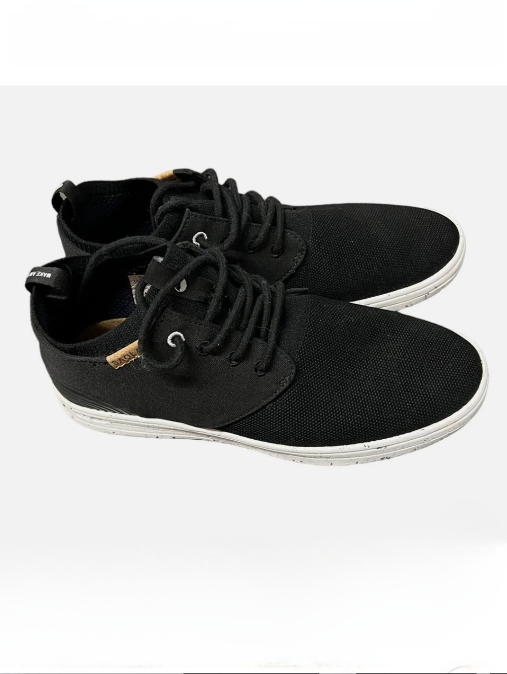 Saola Tsavo Women’s Vegan Shoes Black Size 10
